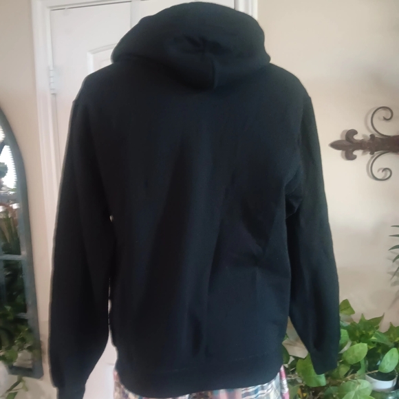 CHAMPION Eco Friendly Fleece WEST POINT Black Knight 1802 Hoodie Size Medium - Picture 5 of 7